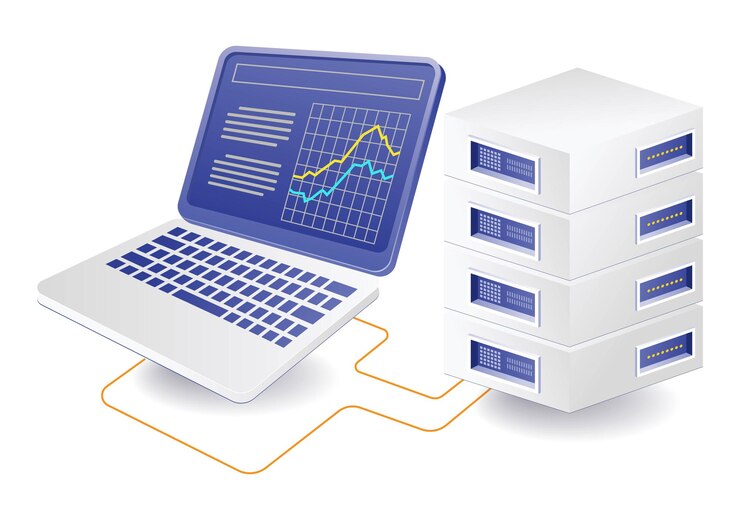 Vector computer management server data analysis