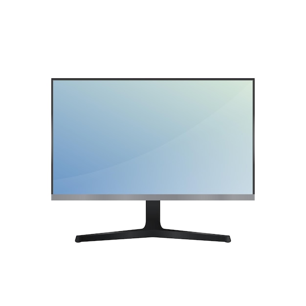 computer monitor vector illustration