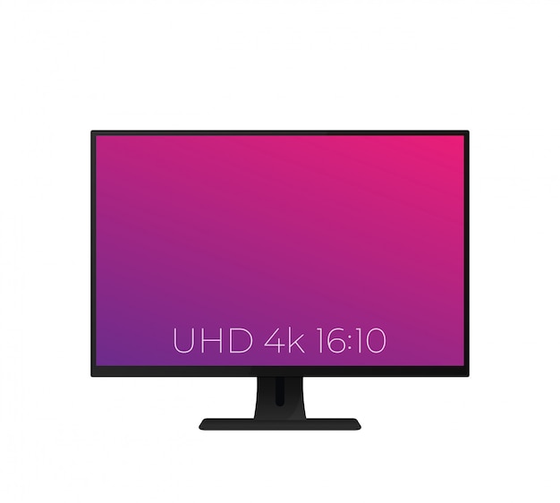 Computer monitor vector