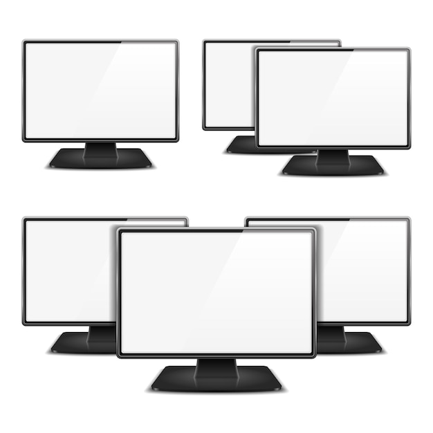 Vector computer monitors