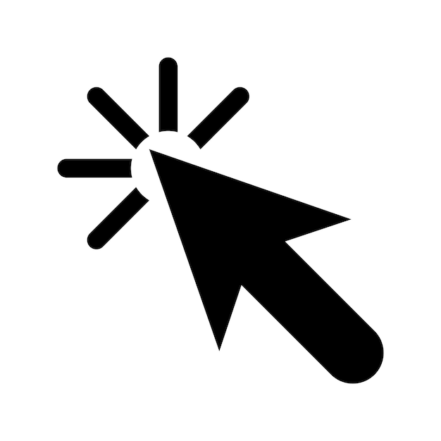 computer mouse icon logo vector design template