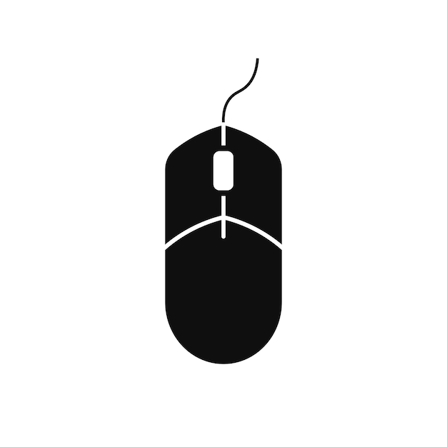 Vector computer mouse icon vector