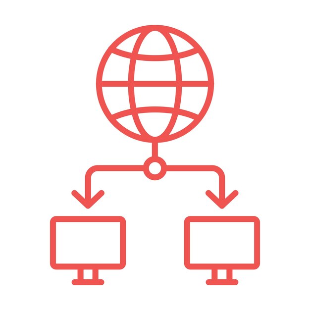 コンピュータネットワークのアイコン