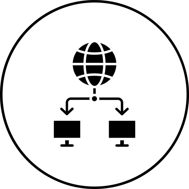 コンピュータネットワークのアイコン