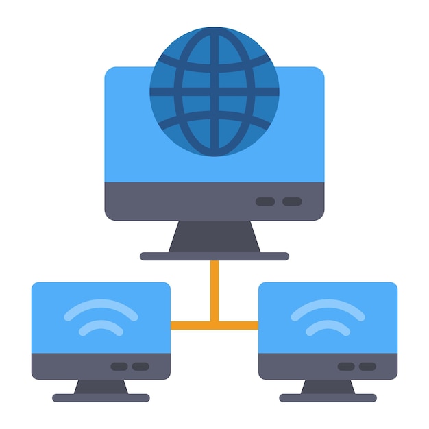 コンピュータネットワークのアイコン