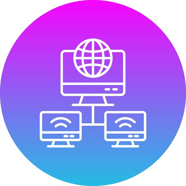 コンピュータネットワークのアイコン