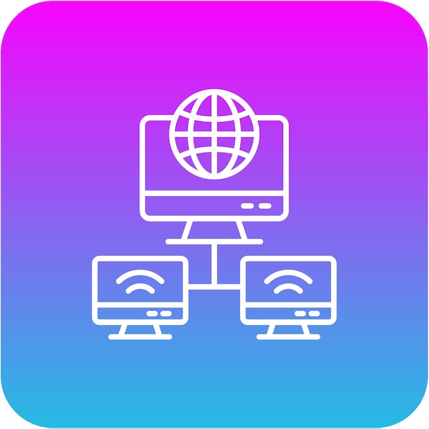 コンピュータネットワークのアイコン