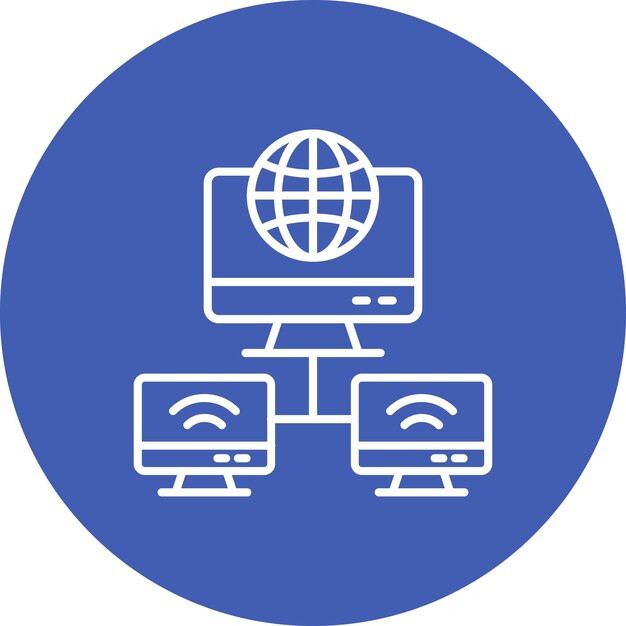 コンピュータネットワークのアイコン