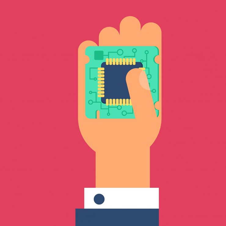 Vector computer processor chip