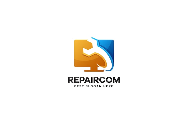 Computer repair logo