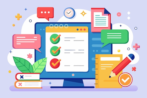 電腦螢幕顯示多個圖標在網格布局中,有各種功能和應用程式 信用卡上顯示交易歷史和帳戶信息