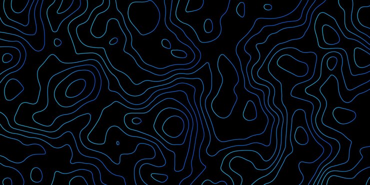 Vector a computer screen with a blue and green pattern