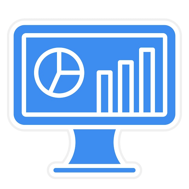 a computer screen with a blue screen and a diagram of a clock and a diagram of a target