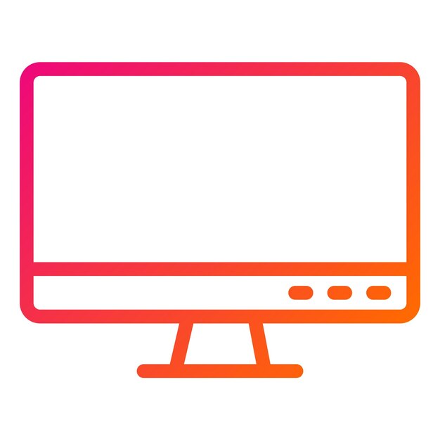コンピューターベクトルアイコンデザインイラスト