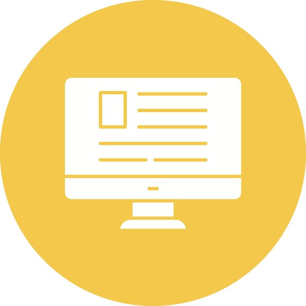 Computer Vector Illustratie Stijl
