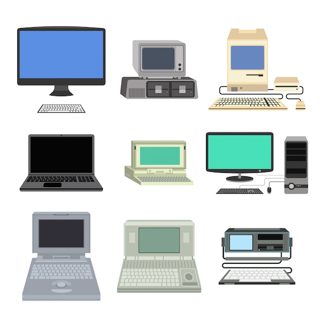 Vector computer vector illustration.