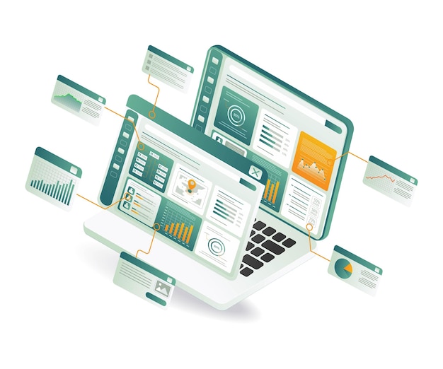 Computers worden dashboards voor analisten.