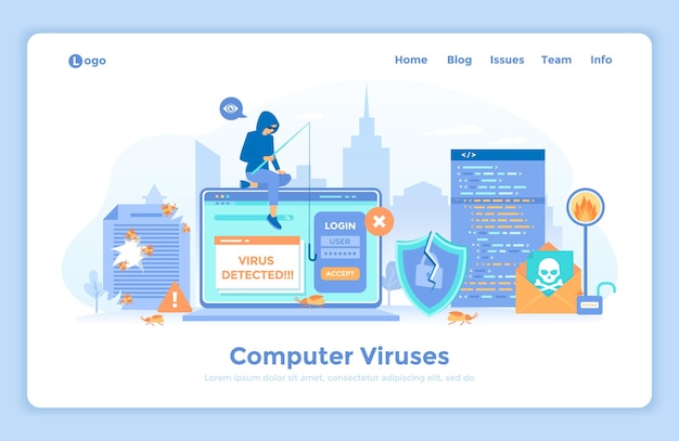 Computervirussen en hacker aanvallen Fouten gedetecteerd waarschuwingsberichten bugs open vergrendelen geïnfecteerde bestanden