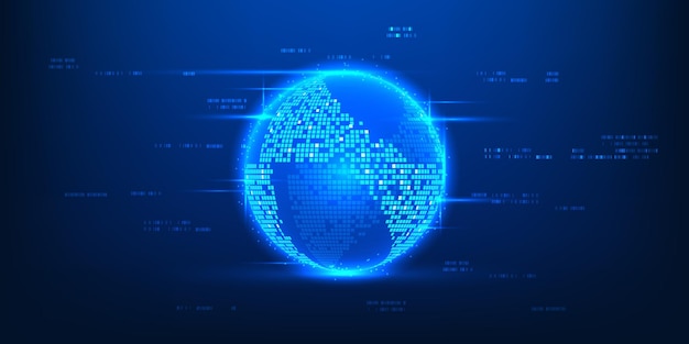 computing technology background showing data process through internet networks efficient digital information flow cloud based computation and modern connectivity system designed for fast stable