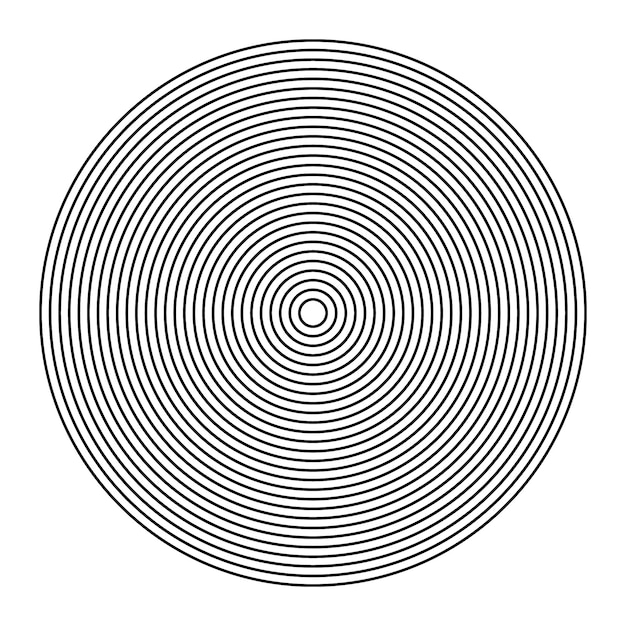 Concentric circle elements. Element for graphic web design.