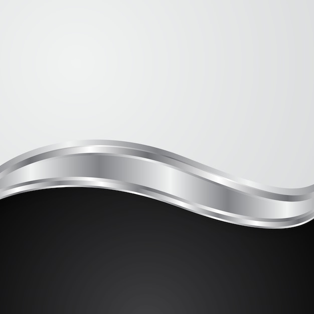 Vector the concept of abstract silver wave background design.