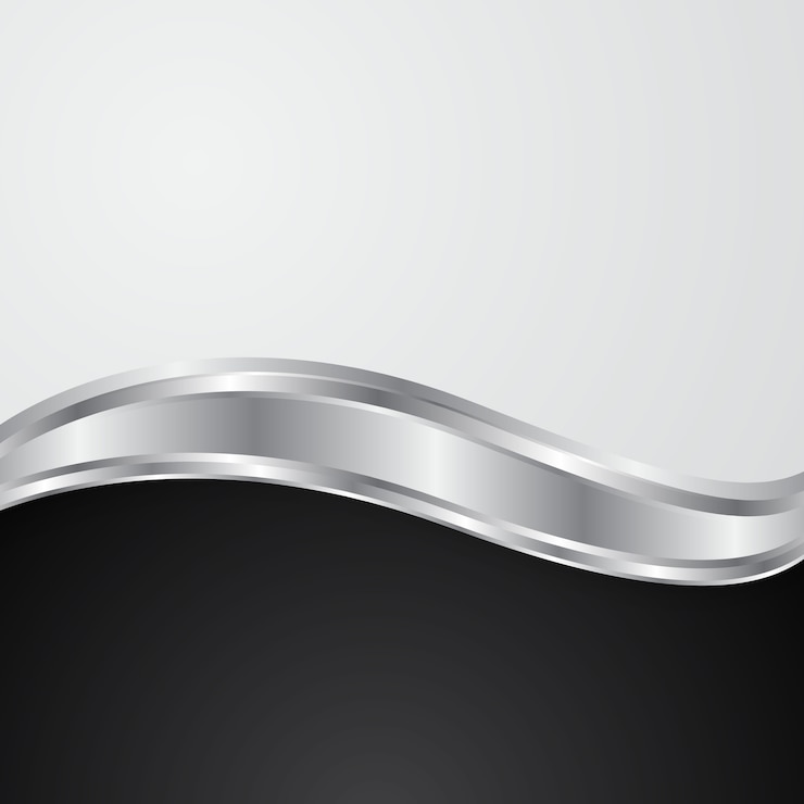 Vector the concept of abstract silver wave background design.