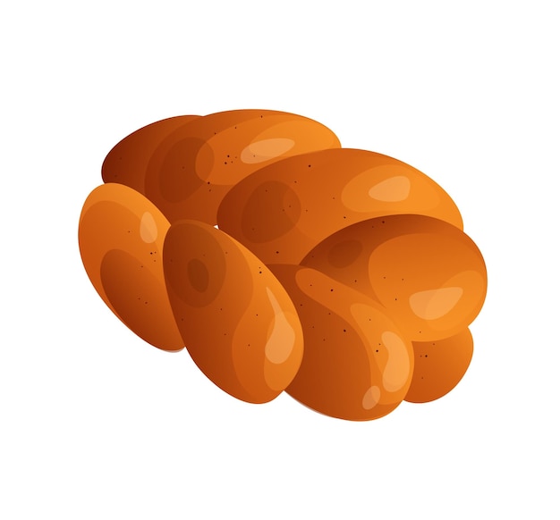 개념 베이커리 빵 롤빵 이것은 빵 제품을 특징으로 하는 베이커리의 그림입니다.