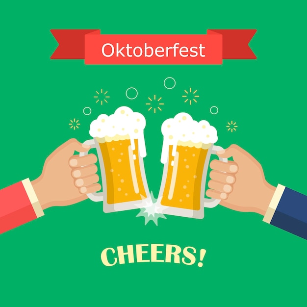 Concept of beer festival