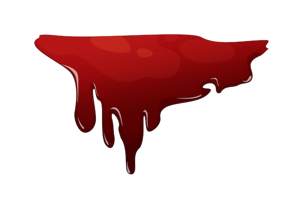 Vector concept bloedspatplek dit concept art-stuk toont een meer abstracte benadering van afbeelden