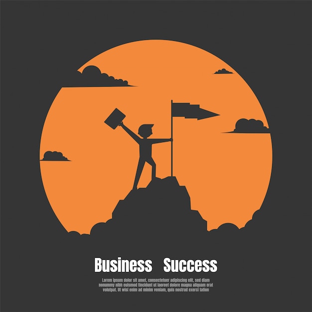 Concept of business financial success