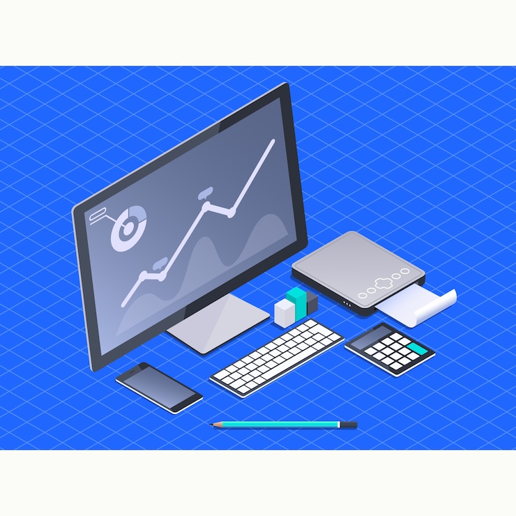 Vector concept business strategy