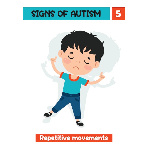 Concept drawing of autism awareness