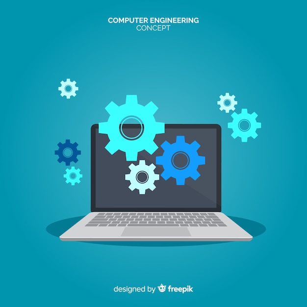 Vector concept of flat computer engineering