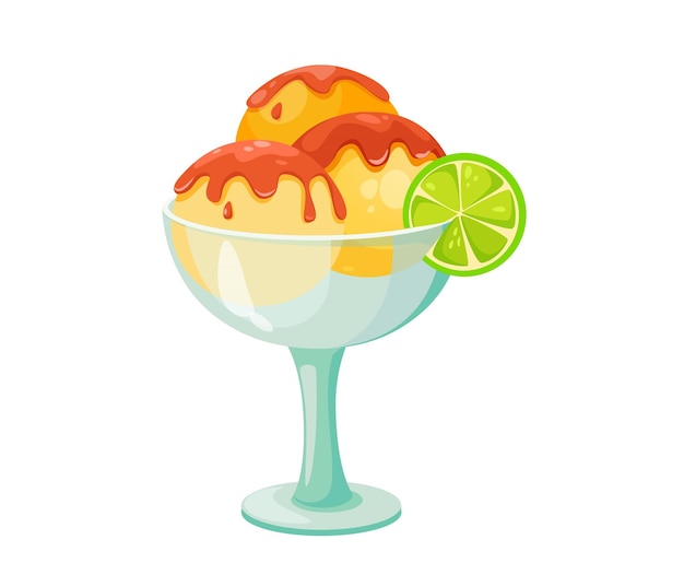 Vector concept icecream dessert sweet this illustration features a vibrant and colorful flat vector image