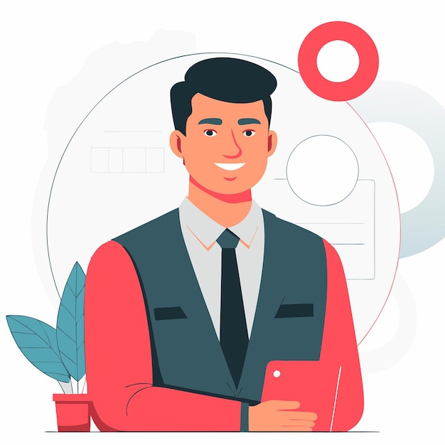 concept illustration of a successful hiring process