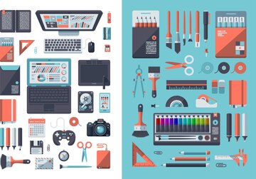 Premium Vector | Concept illustration with flat designstyled vectors ...