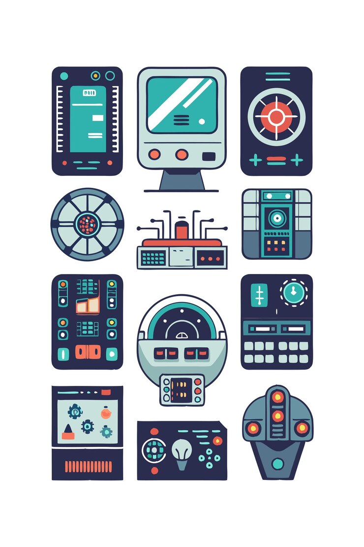 Vector concept inspired by science fiction for science fiction day