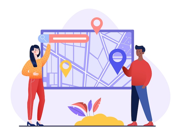 Vector concept of local seo