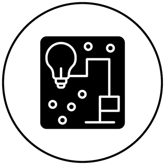 Concept Map icon vector image Can be used for Project Management