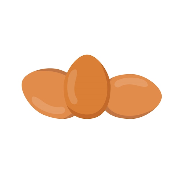 Concept Milk product chicken eggs This is a flat illustration in a cartoon style for a web concept