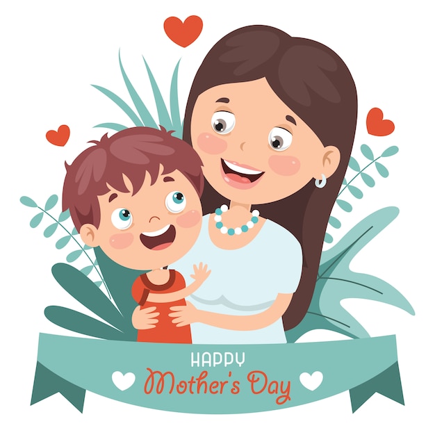 Concept Of Mothers Day Greeting