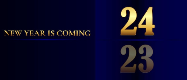 2024年の新年のコンセプトは新しい年の始まりを象徴しています