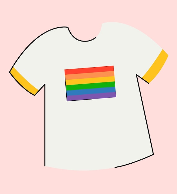 ベクトル コンセプト プライド lgbt t シャツ