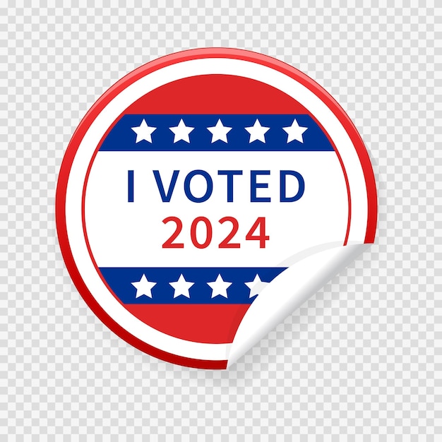 Vector concept of responsibility usa voting 2024