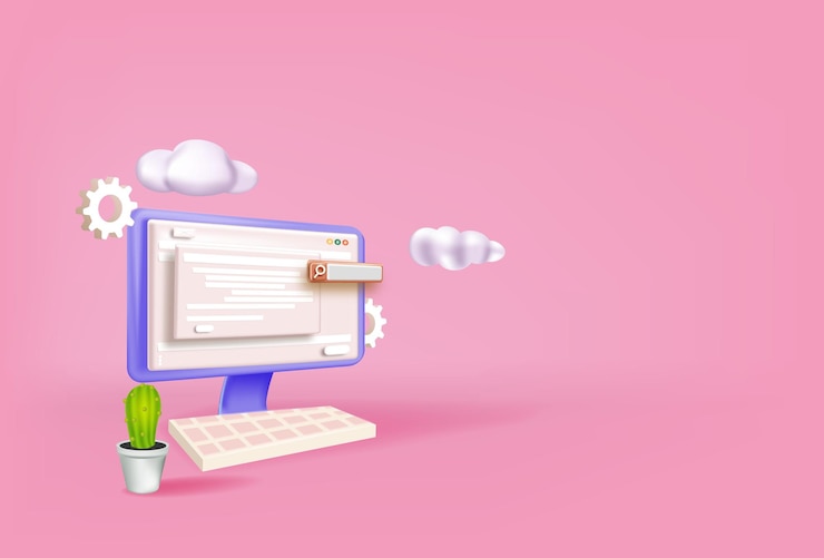 Vector concept of seo optimization for website landing page template