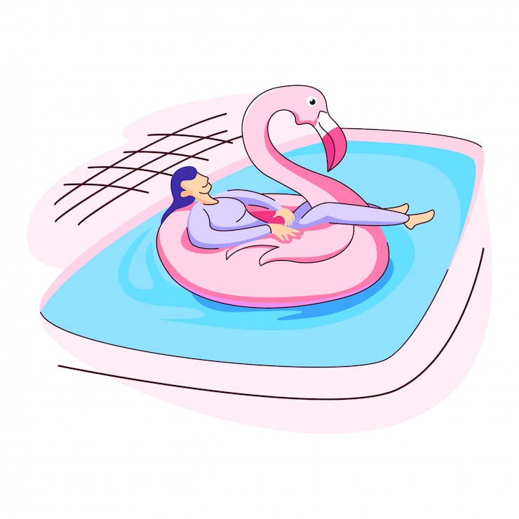 the concept of summer Illustration