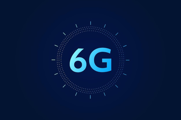 기술의 개념 6G 모바일 네트워크, 차세대 통신, 고속 모바일 인터