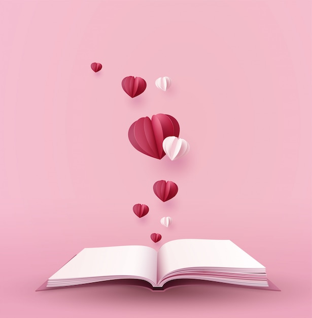 Vector concept van liefde en valentijnskaartdag