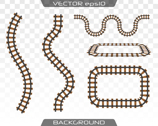 Concept van treinvervoer, metro, spoorweg.