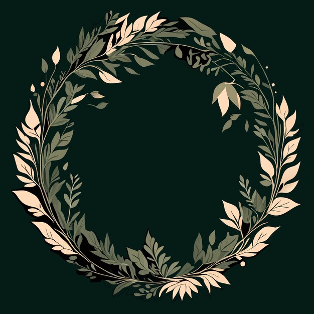 Vector conceptual foliage vector art